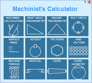Machinist calculator with EditCNC